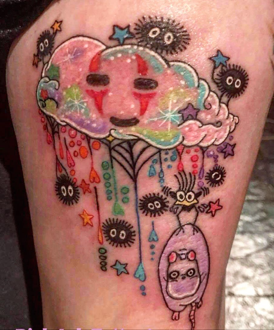 No Face Soot Sprite Tattoo -richiesink